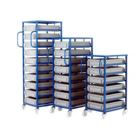 Loadtek Slimline Mobile Tray Racks