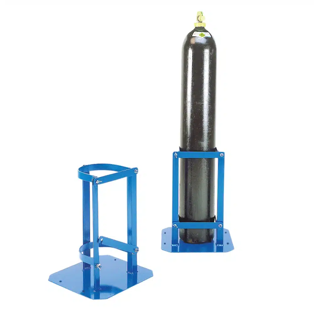 Loadtek Hinged Latch & Cylindrical Cylinder Stands 1 Loadtek Hinged Latch & Cylindrical Cylinder Stands