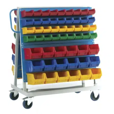 Loadtek Louvre Panel Trolley - 4x Panel - 108x Containers