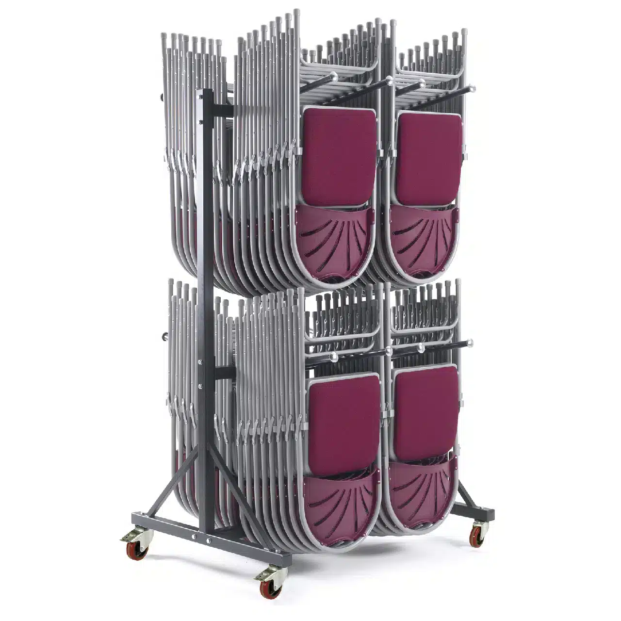 Loadtek High Hanging Chair Storage Trolley - 2 Rows 2 Loadtek High Hanging Chair Storage Trolley - 2 Rows - Image 2