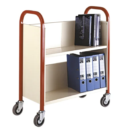 Loadtek Book Trolley - Single Sided - 2 Tier