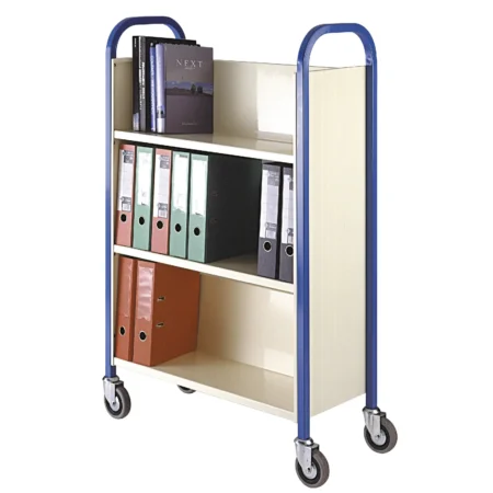 Loadtek Book Trolley - Single Sided - 3 Tier