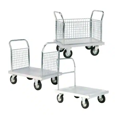 Loadtek Zinc Plated Platform Trolleys